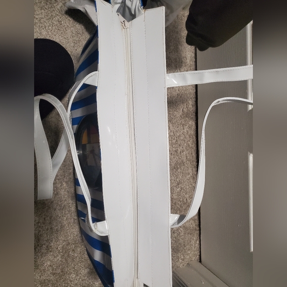 Rare 80's vintage Baggo Time tote with clock - Picture 7 of 12